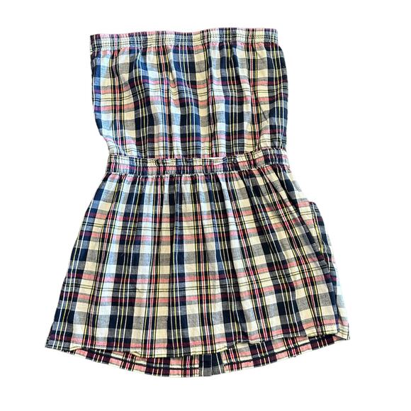 Aerie plaid dress with removable straps and pockets Medium - Picture 3 of 7